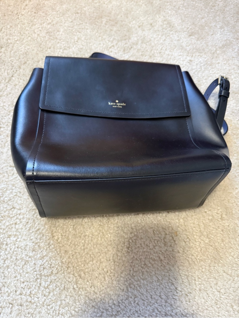 kate spade Black Leather Backpack